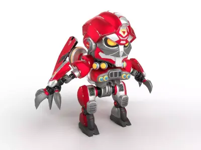 Shatter - Transformer Low-poly 3D model