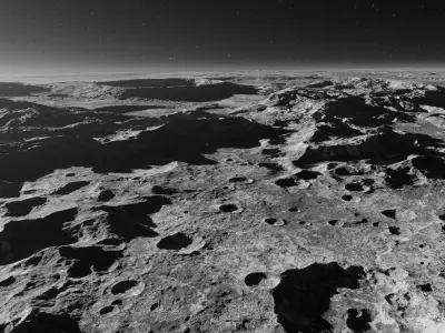 Moon Terrains with 8K Textures 3D Model Pack