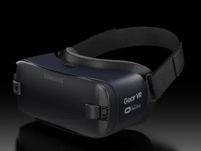 Samsung Gear VR SM-R323N VR headset  Low-poly 3D model