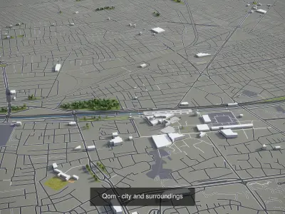 Top 10 Cities of Iran 3D Model Pack