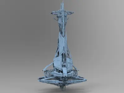  Ocean Royal travel sector hub 3D model