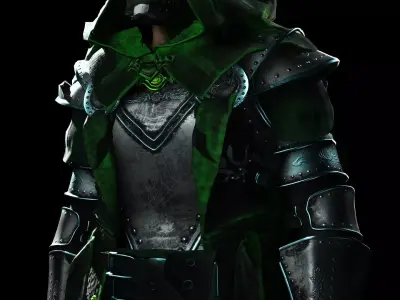 Doctor Doom Low-poly 3D model