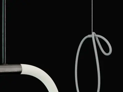 2 Luke Lamp Pendant light 3 - 2 light -2 mat  3D model