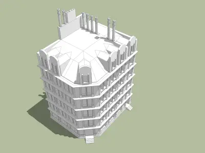 House-12 tower of london 3D model
