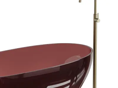 ABBER Kristall AT9703Amber washbasin 3D model