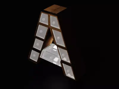 A Book console  3D model
