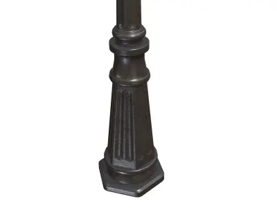 Street Light 01 - Game-ready - PBR Low-poly Low-poly 3D model