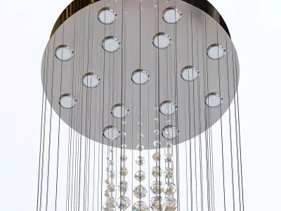 Crystal Ceiling Lamp 3D model purchase