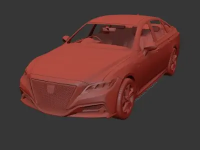 Toyota Crown Mk15 S220 RS Advance 2018 3D print model