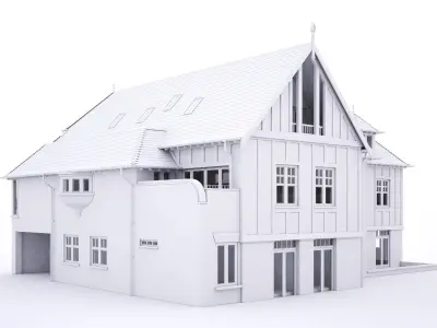 British House Hayes Lane 3D model