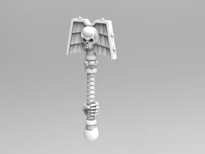 Space Priest Rods of Office - Standard and Next Gen Hands 3D print model