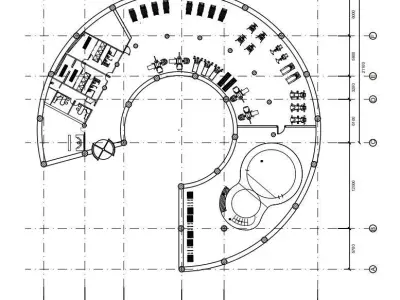 Diplom taipei international convention center - floor plan 3D model