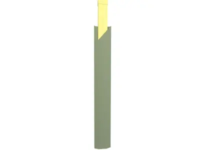 Chopsticks v1 003 Low-poly 3D model