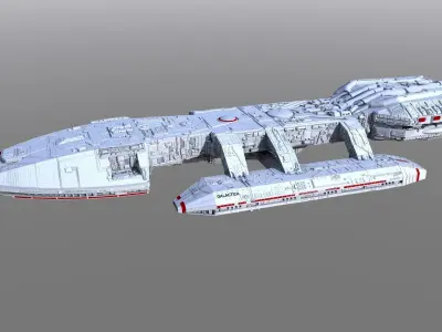 Battlestar Galactica 3D model