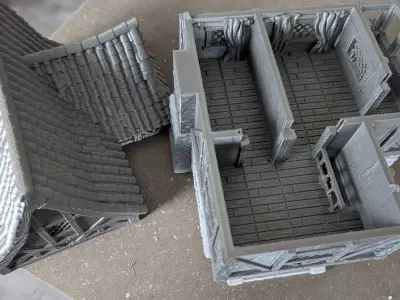 The Snoring Warrior Inn 3D print model