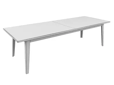 table EMILIA II Naturel 3D model