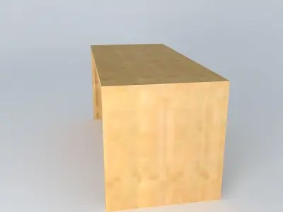 Desk DOORS HBIU 160 BRW Milano Oak 3D model