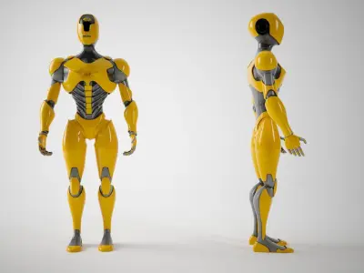 ANDROID CYBER ROBOT 3D model