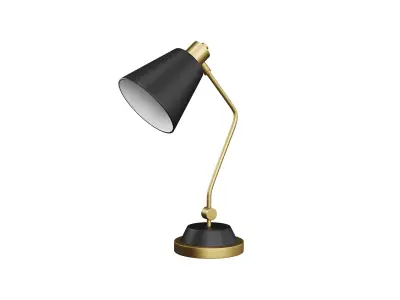 Curved Table Lamp 3D model