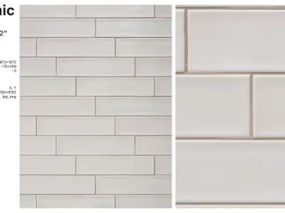 Subway Tile in Running Bond Layout Texture purchase