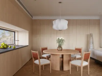 apartment interior scenes    3D model 20