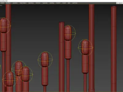 ANKE BRASS CHANDELIER 2 3D model