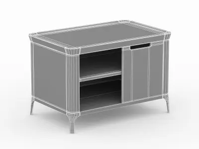 Herman Miller Airia Media Cabinet 3D model