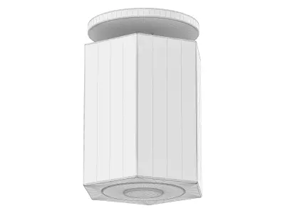 Hexagon Flush Mount 3D model