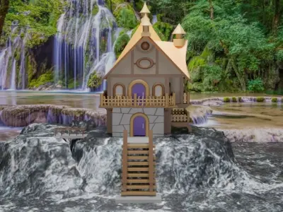 Fairytale house 6 3D model