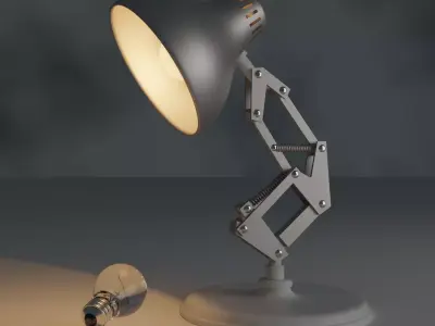 desk lamp 3D model