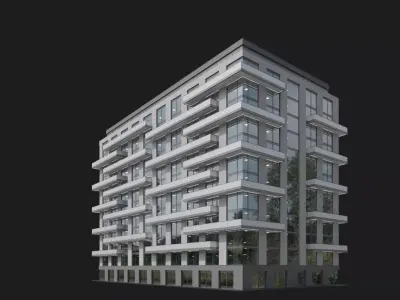 Skyline Plaza 3D model