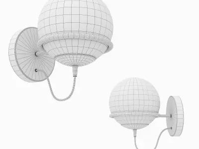 Fecarlett Wall Light 3D model