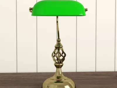 Bratton Bankers Light Lamp 3D model