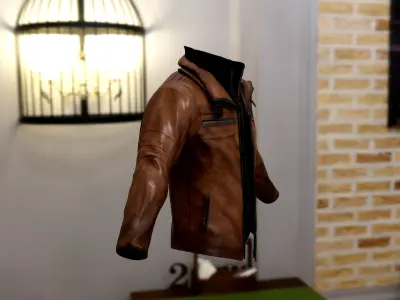 Meta-Human Jacket Low-poly 3D model