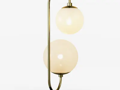 Pelle Table Lamp - Asymmetrical 3D model