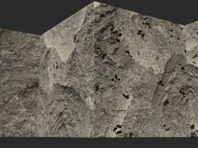 Damaged Walls Free 3D model
