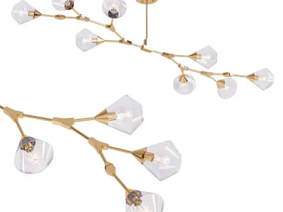 Modern branching bubbles 3D model