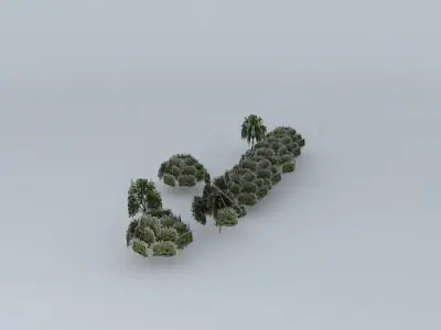 Trees street sao paulo Free 3D model