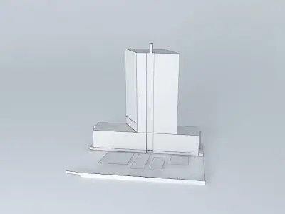 Reshuffle skyscraper Free 3D model