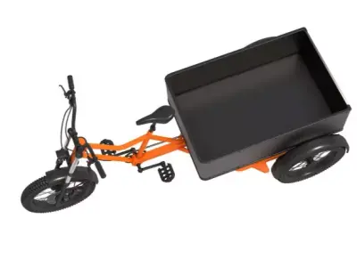 Rad Power Bike RadBurro with Cargo Box 3D model