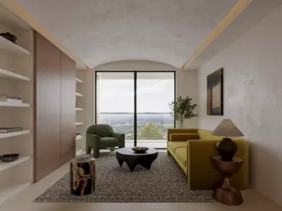 Apartment interior scenes     Free 3D model