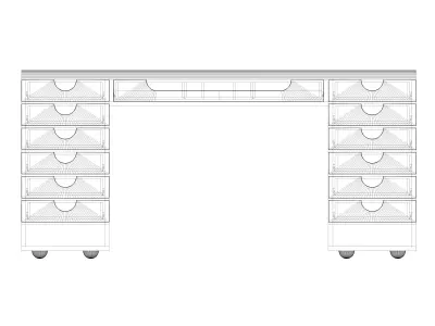 Office Table 3D model