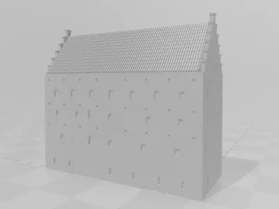 Medieval Swedish Castle Glimmingehus 3D print model