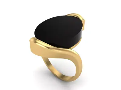 Jewelry ring 407 3D print model