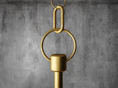 Currey and Company - Library Chandelier 9000-0311 3D model