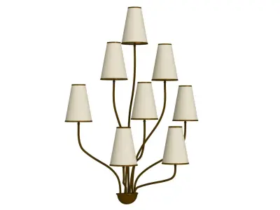Persane Wall Sconce by Jean Royere 3D model