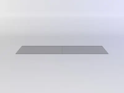 Floor platform Low-poly 3D model