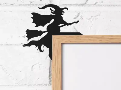 Halloween Wall   Door Sign Decor Set  3 pcs 3D print model