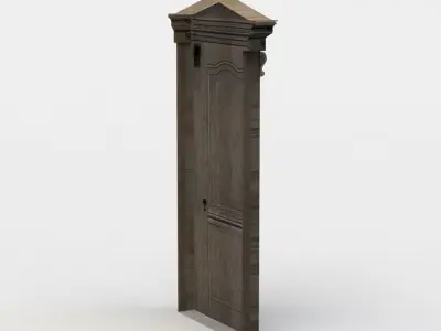 Door Low-poly 3D model