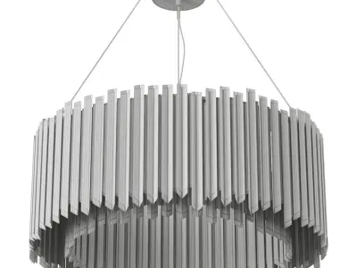 Tom Kirk Tiered Facet Chandelier 3D model
